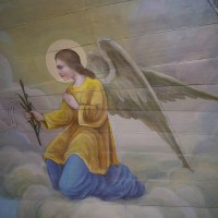 23  strop prezbiterium po wykonaniu prac konserwatorskich