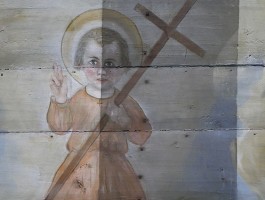 10 strop prezbiterium w trakcie prac