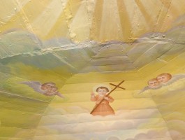 25  strop prezbiterium po wykonaniu prac konserwatorskich