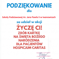 Podziękowanie -Iwanowice